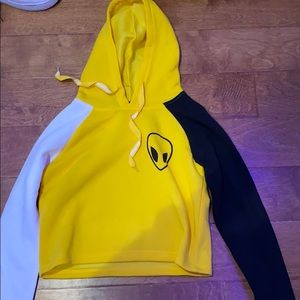 alien cropped sweatshirt